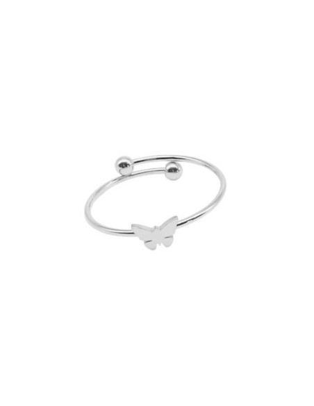 Anillo Acero Mariposa | Anillo Ajustável Mariposa Acero | Malu Maiese Anillo Acero Mariposa | Anillo Ajustável Mariposa Acero | Malu Maiese