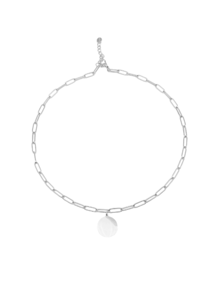 Collar Acero Plaque | Collar Corto con Placa en Acero | Malu Maiese Collar Acero Plaque | Collar Corto con Placa en Acero | Malu Maiese
