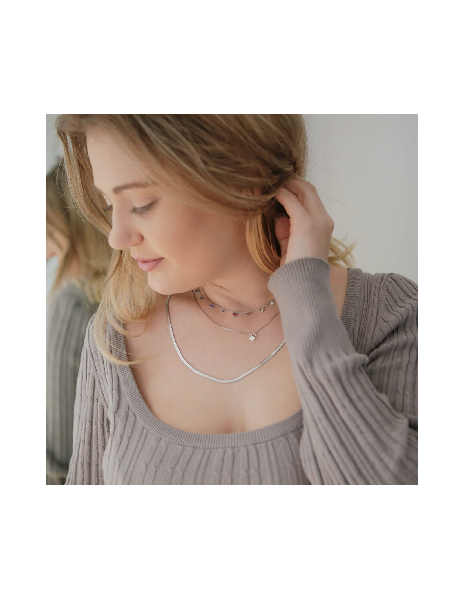 Colar Aço Pietra | Colar Serpente em Aço Inoxidável | Malu Maiese