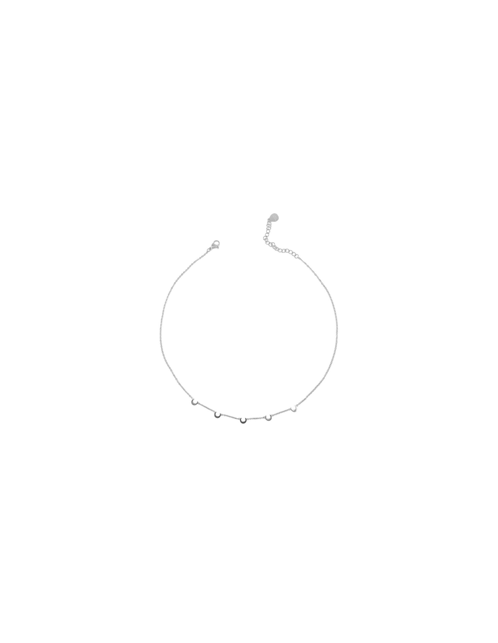 Moon Steel Necklace | Moon Steel Short Necklace | Malu Maiese