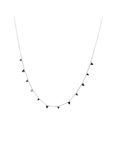 Tri Mini Steel Necklace