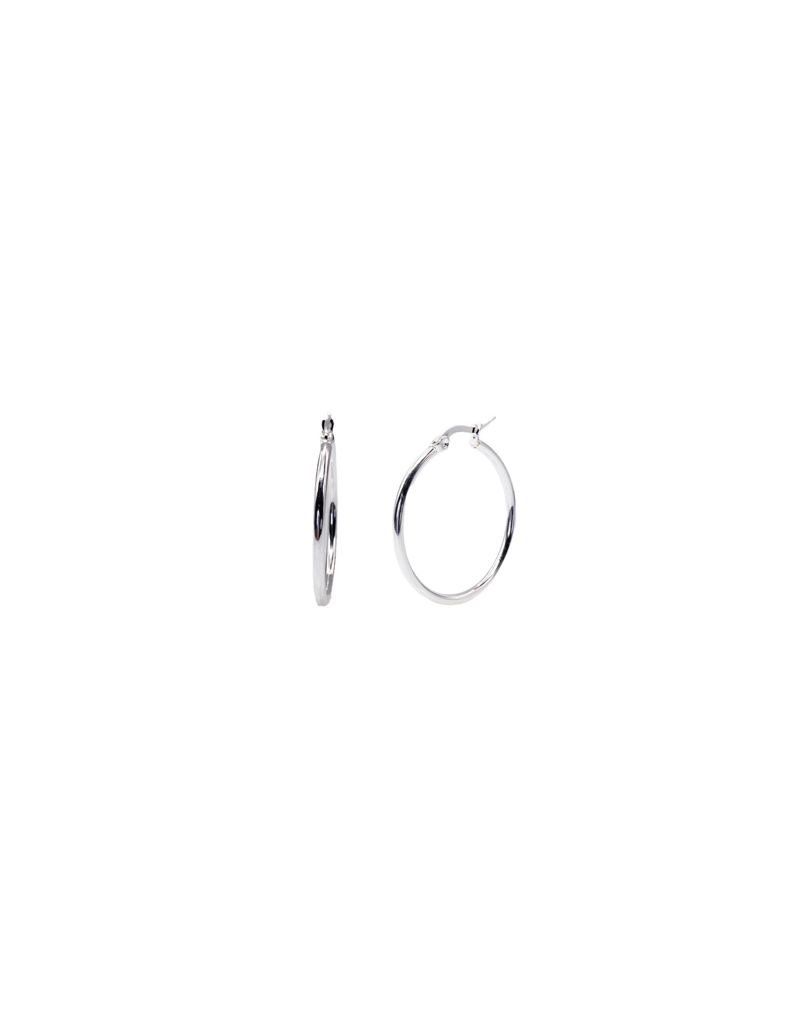 Steel Basic Hoop Earrings | Stainless Steel Hoops In Different Sizes