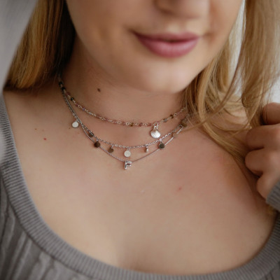 Little Medals Steel Necklace | Coins Steel Necklace | Malu Maiese 2