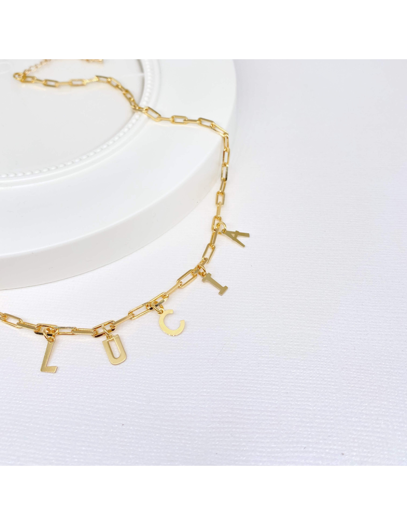 Lettre Necklace | Personalised Jewellery | Malu Maiese