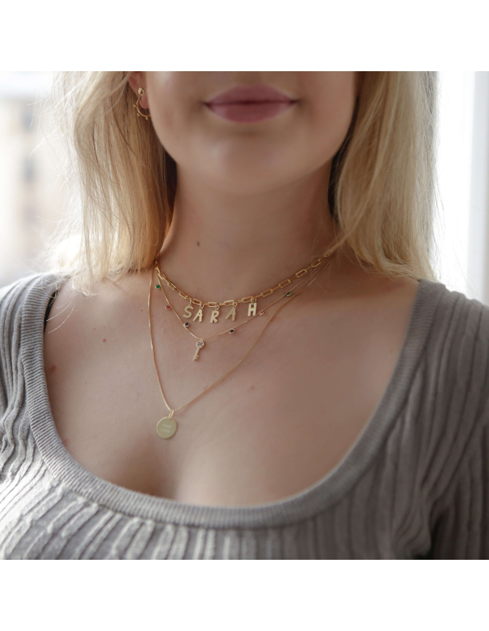 Lettre Necklace | Personalised Jewellery | Malu Maiese