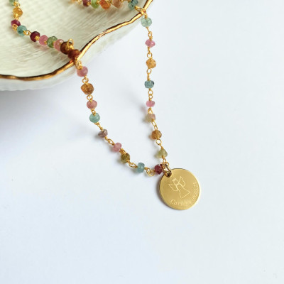 Collar Plaque Angel | Regalo Primera Comunión | Malu Maiese 2