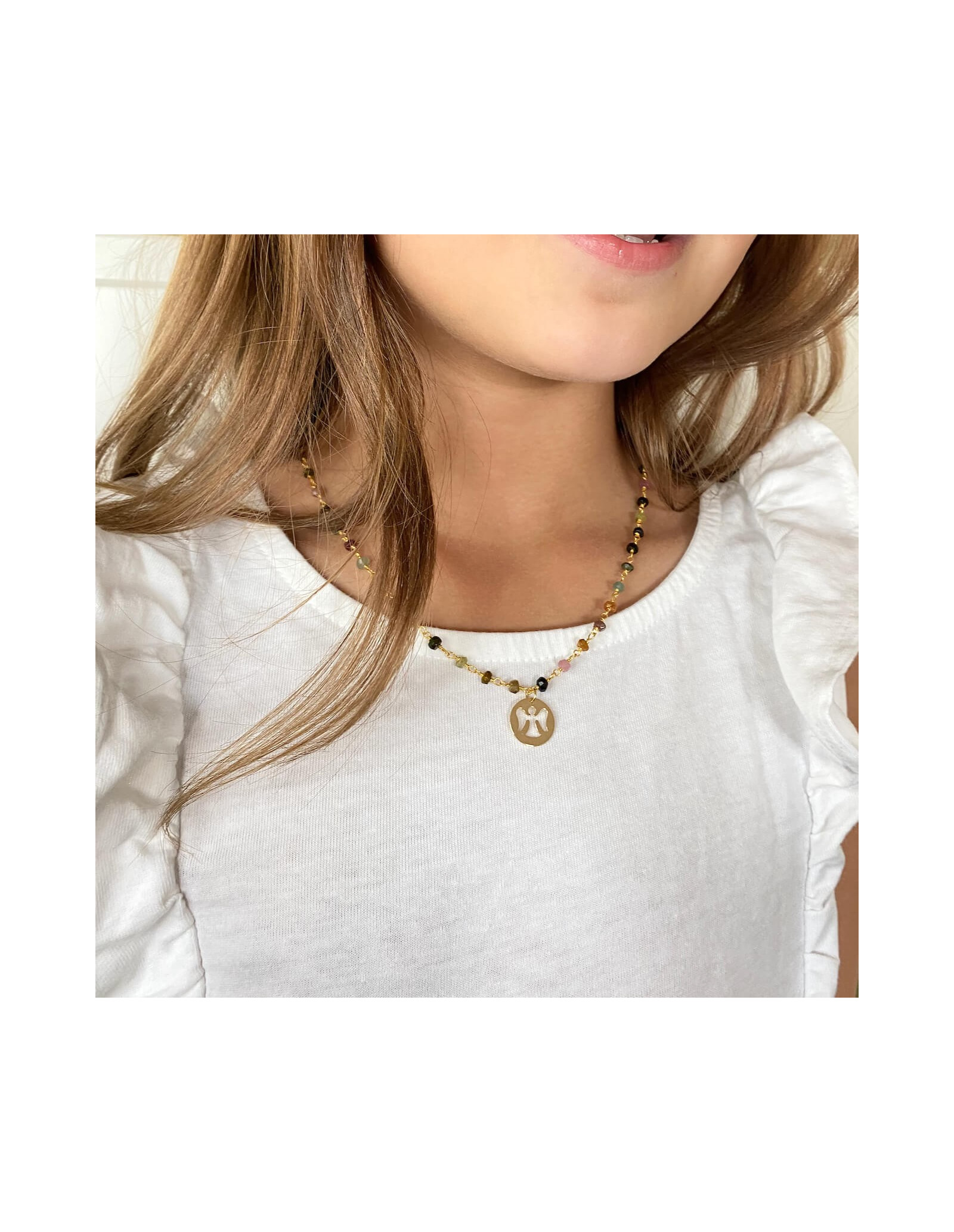 Angel Necklace | Original Gift for First Communion | Malu Maiese