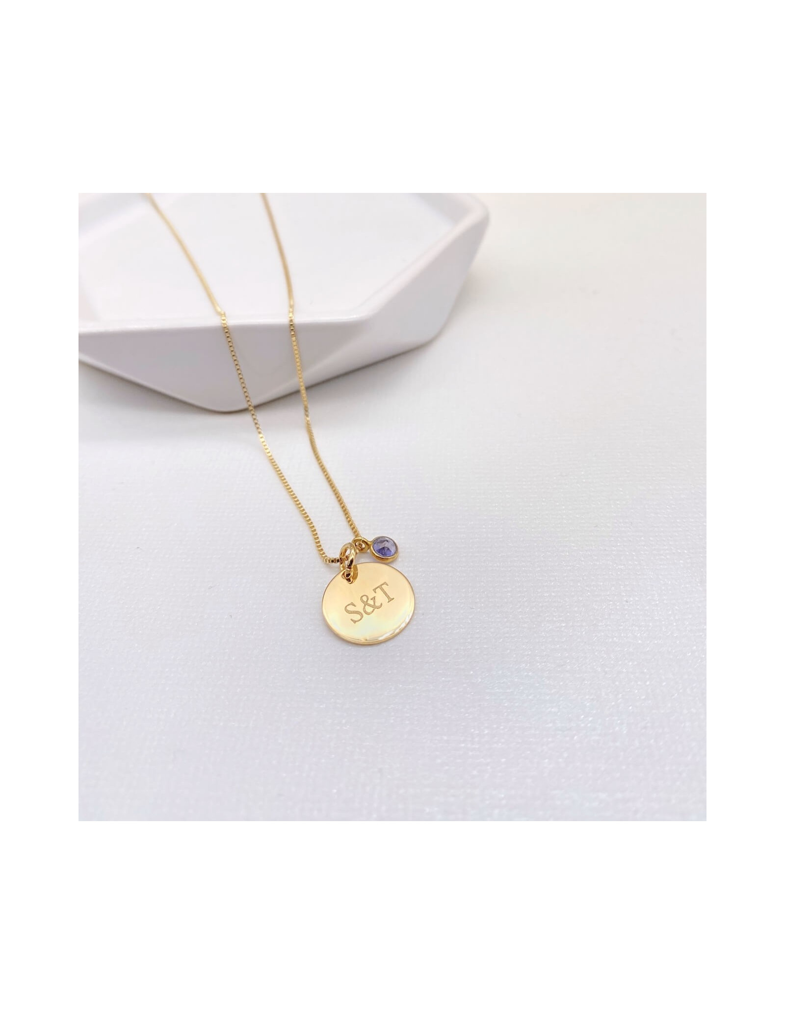 Collar Plaque Stone | Collares Personalizados | Malu Maiese