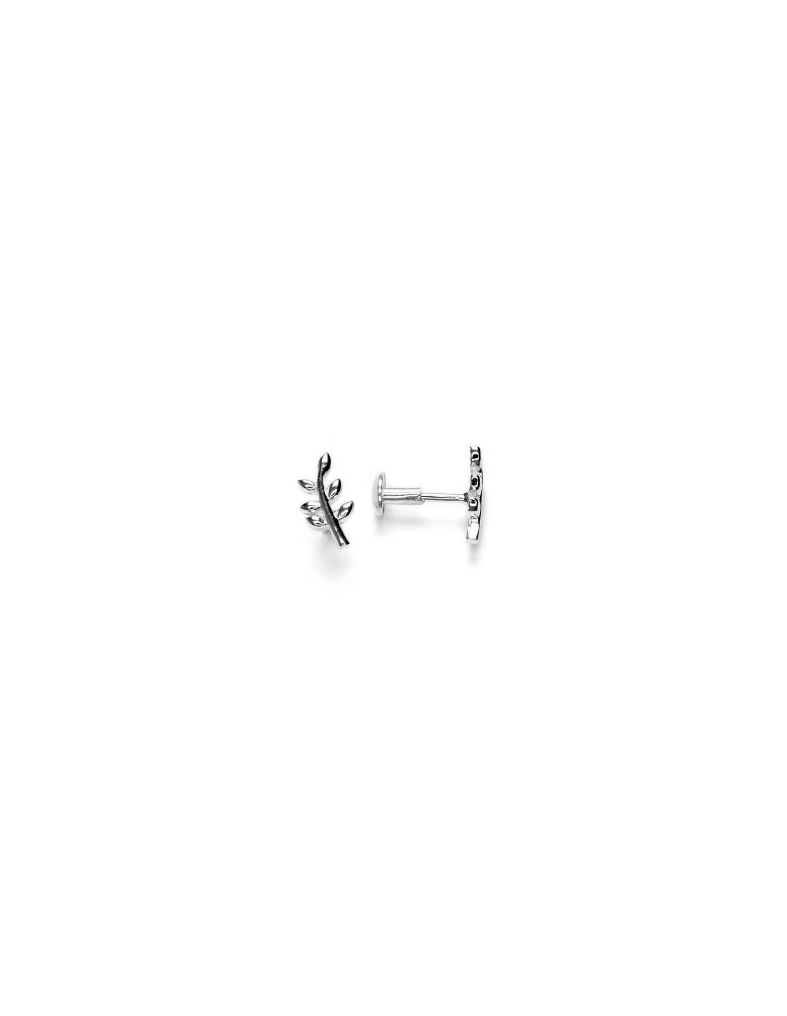 Leaves Piercing Earring | 925 Silver Piercing | Malu Maiese
