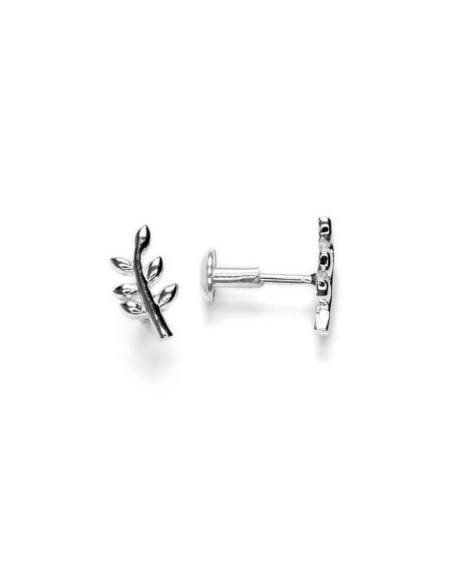 Leaves Piercing Earring | 925 Silver Piercing | Malu Maiese Leaves Piercing Earring | 925 Silver Piercing | Malu Maiese