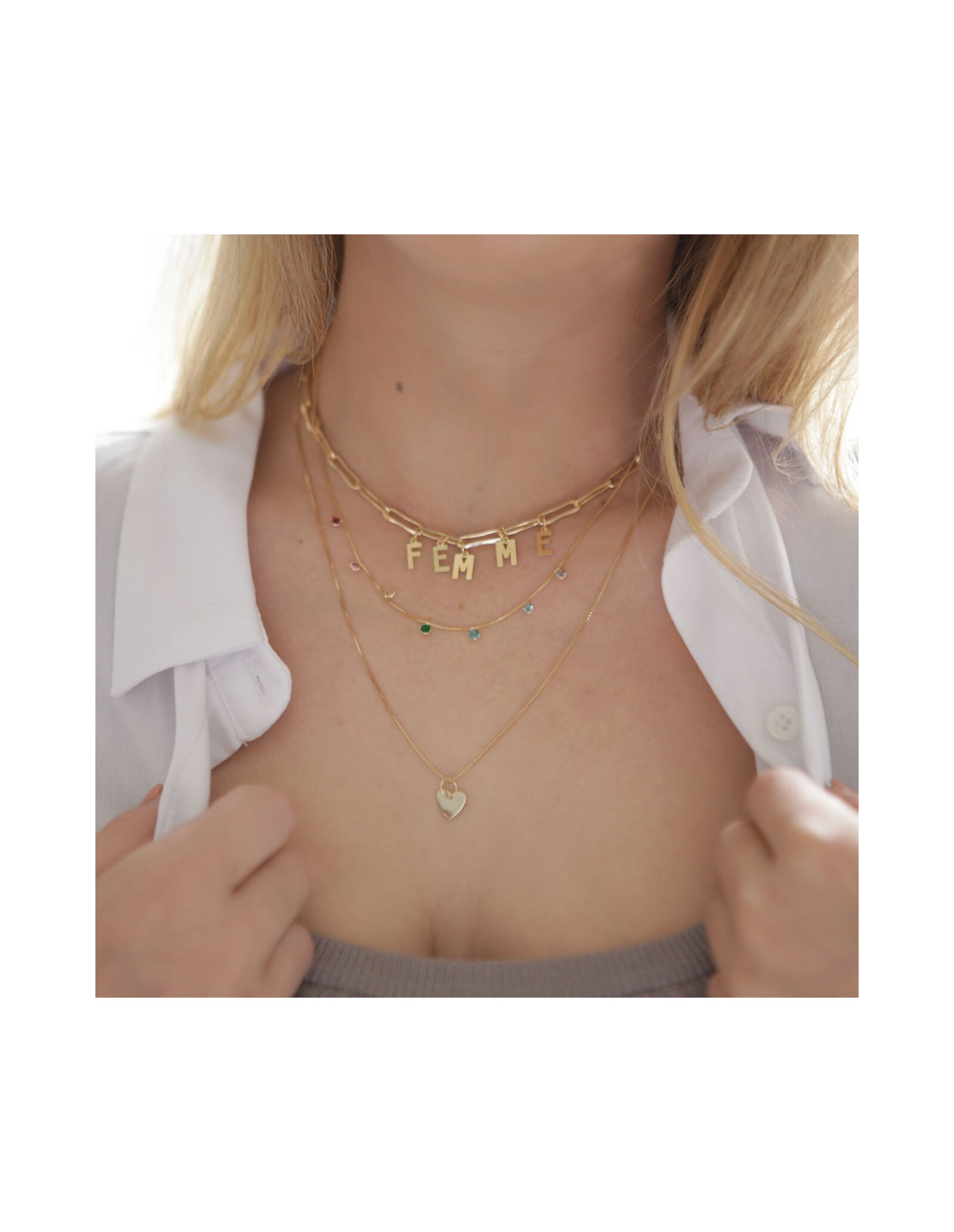 Lettre Necklace | Personalised Jewellery | Malu Maiese