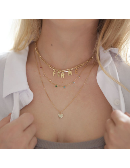 Lettre Necklace | Personalised Jewellery | Malu Maiese Lettre Necklace | Personalised Jewellery | Malu Maiese