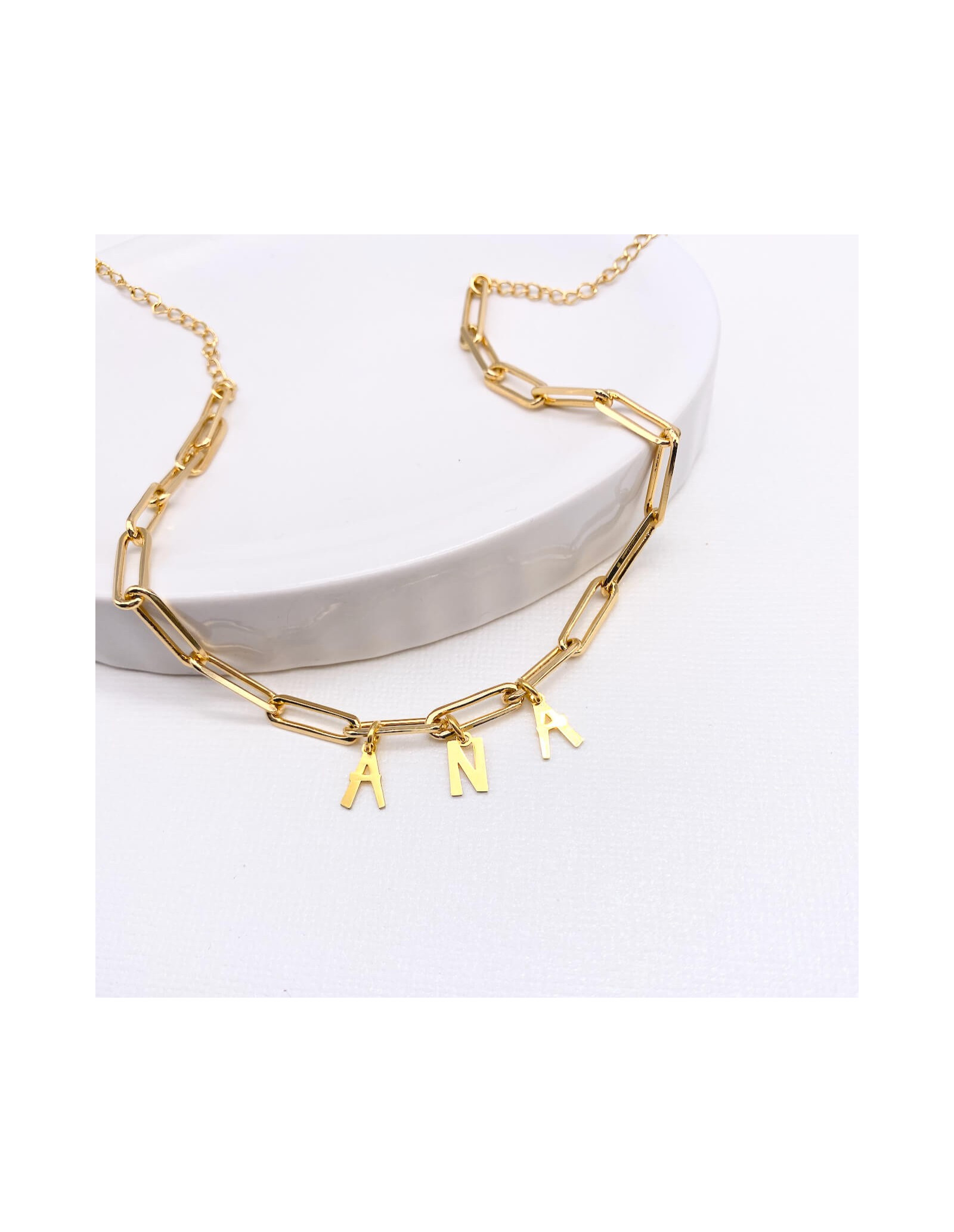 Lettre Necklace | Personalised Jewellery | Malu Maiese