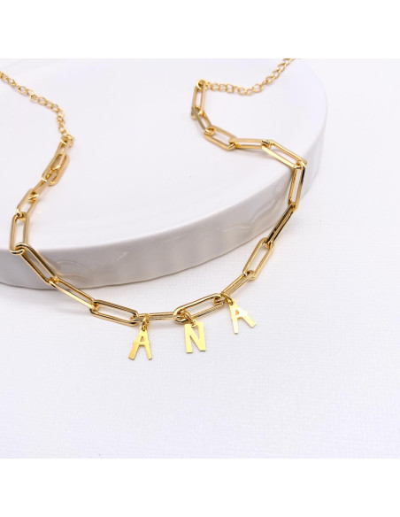 Lettre Necklace | Personalised Jewellery | Malu Maiese Lettre Necklace | Personalised Jewellery | Malu Maiese