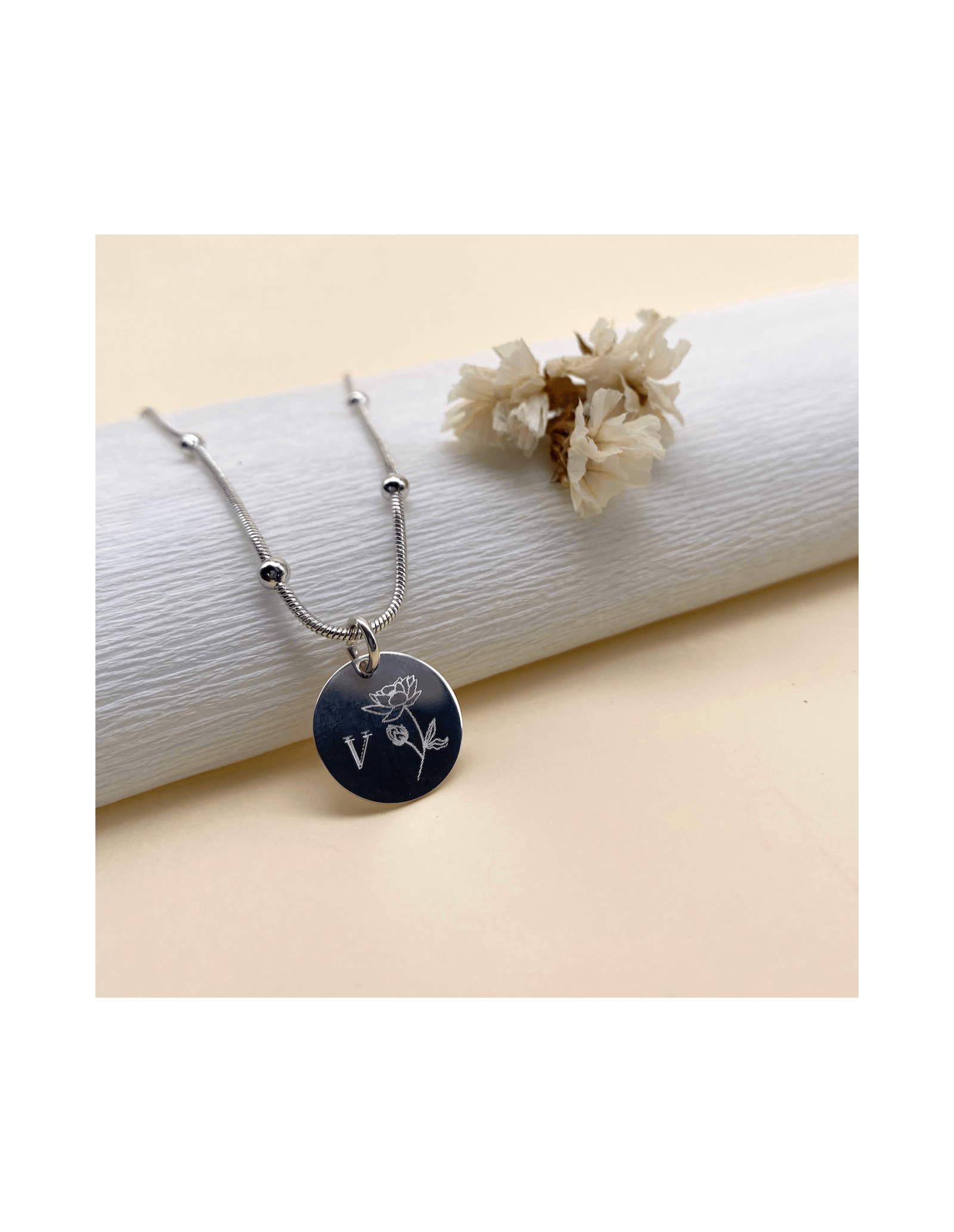 Birth Flowers Necklace | Personalise Necklace | Malu Maiese
