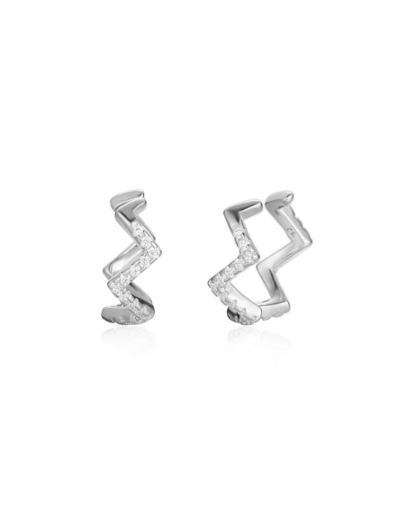 ZigZag Ear Cuff | Sterling Silver Cartilage Earring, Non Pierced. ZigZag Ear Cuff | Sterling Silver Cartilage Earring, Non Pierced.