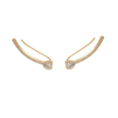 Brinco Ear Cuff Anahata | Ear Cuffs Banhados a Ouro | Malu Maiese