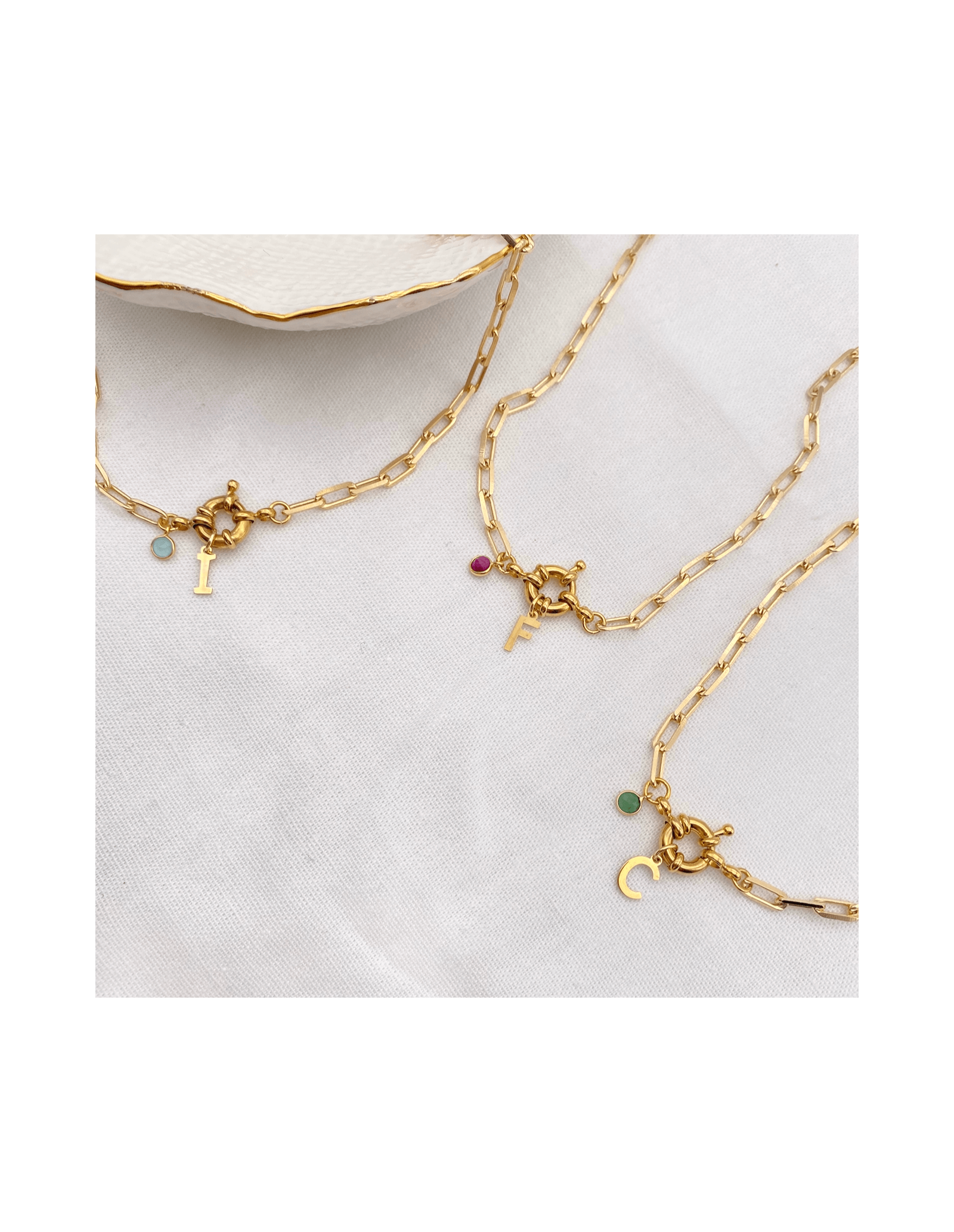 Pack Colar&Pulseira Boia Initials | Joias Personalizadas | Malu Maiese