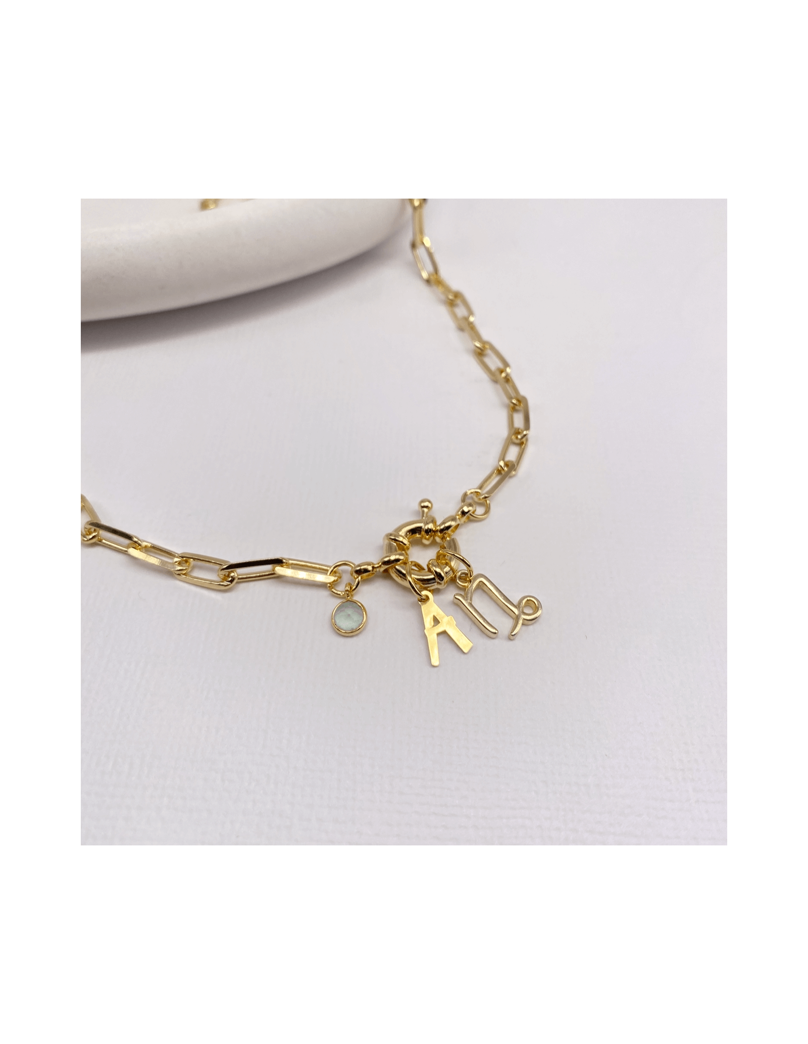 Initial & Zodiac Sailor Necklace | Personalised Necklace | Malu Maiese