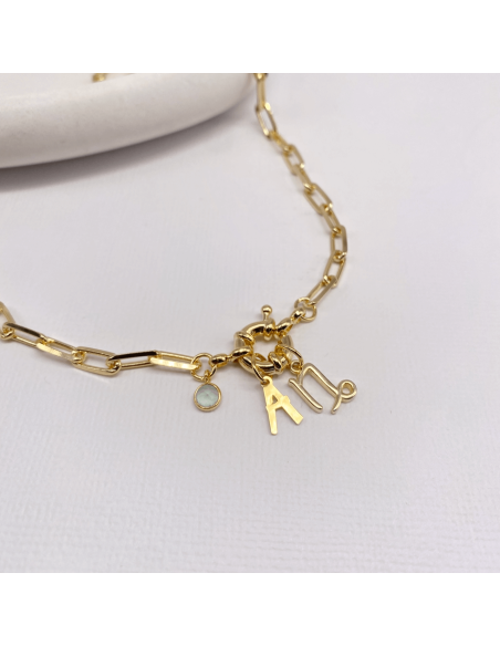 Initial & Zodiac Sailor Necklace | Personalised Necklace | Malu Maiese Initial & Zodiac Sailor Necklace | Personalised Necklace | Malu Maiese