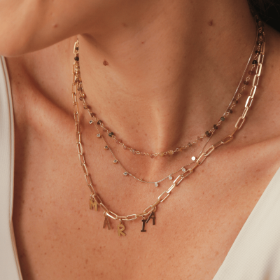 Collar Lettre | Joyas Personalizadas | Malu Maiese 2