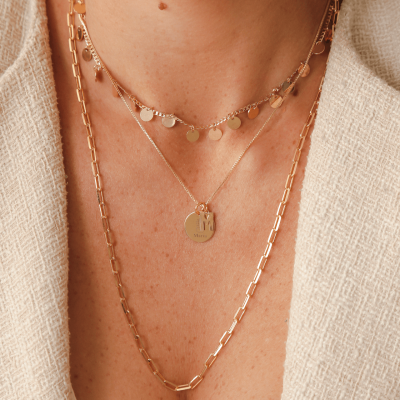 Plaque Initials Necklace | Personalised Necklace | Malu Maiese 2
