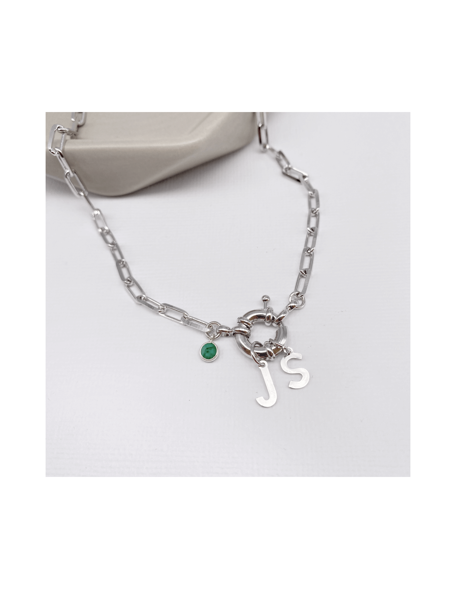 Two Initials Sailor Necklace | Personalised Necklaces | Malu Maiese