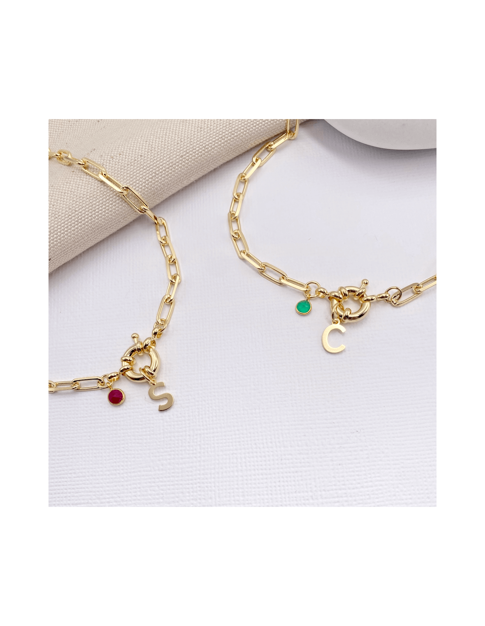 Pack Collares Marinera Initials | Regalo Personalizado | Malu Maiese