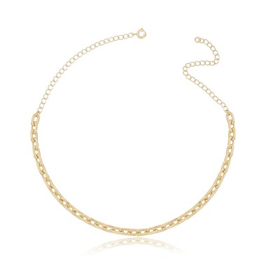 Collar Cartier Lia, gargantilla estilo choker chapada en oro de 18 quilates