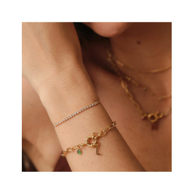 Pack Pulseira Boia Initials&Argola Mini | Personalizado | Malu Maiese 2