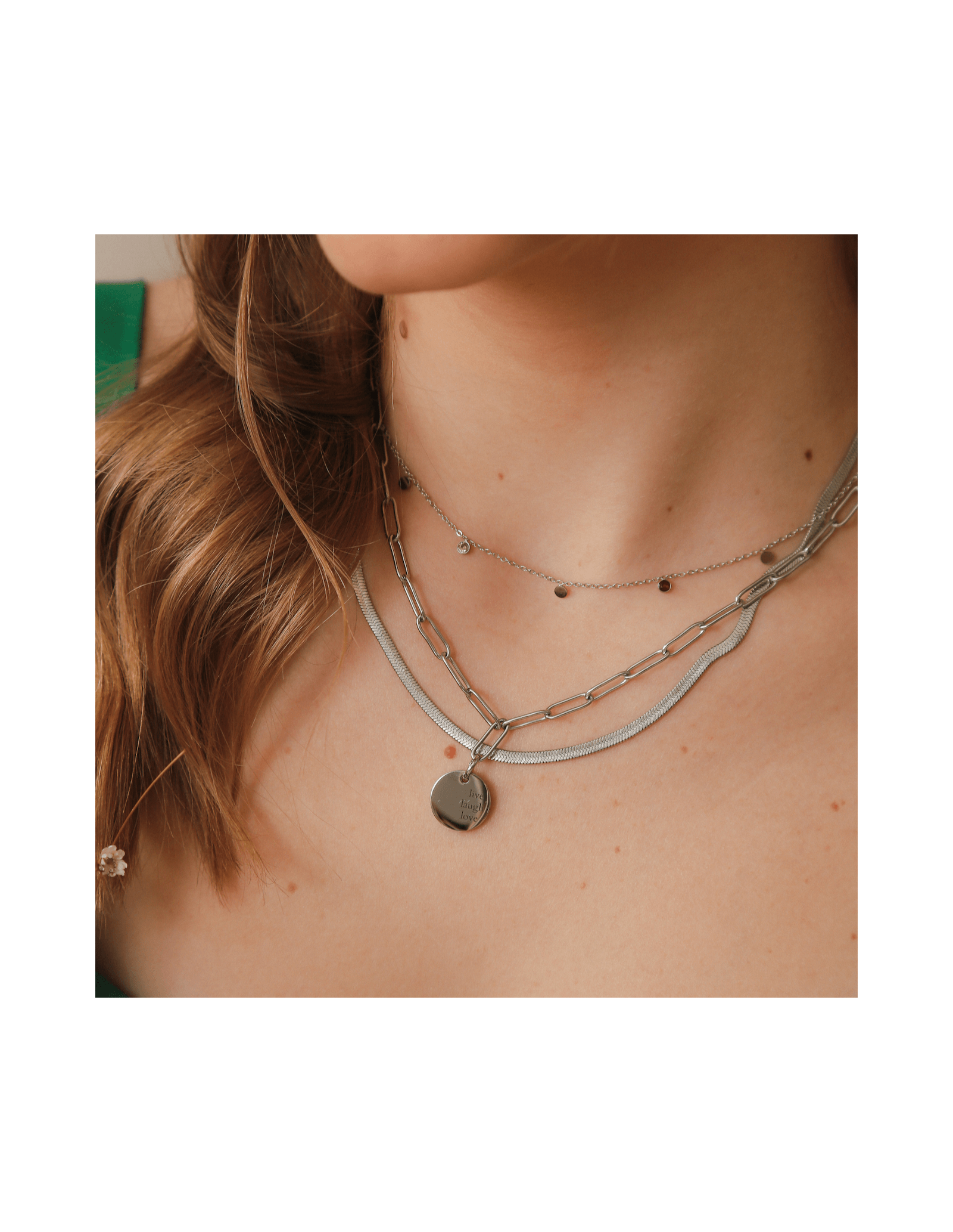 Collar Acero Pietra | Cadena de Serpiente en Acero | Malu Maiese