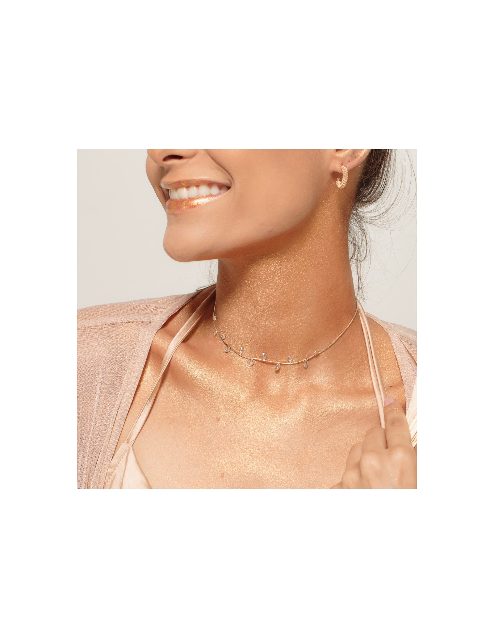 Pack Collar Marinera Two Initials & Aros Lolita | Malu Maiese