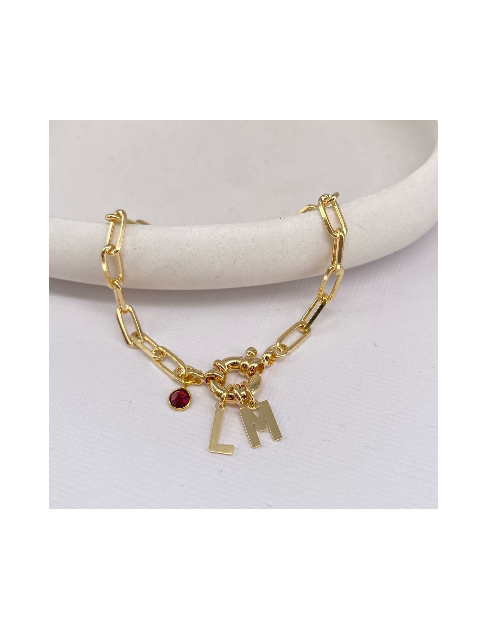 Pulseira Boia Two Initials | Pulseiras Personalizadas | Malu Maiese