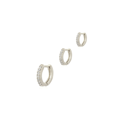 Zirconia Mini Hoop Earrings Pack | Gift Packs | Malu Maiese 2