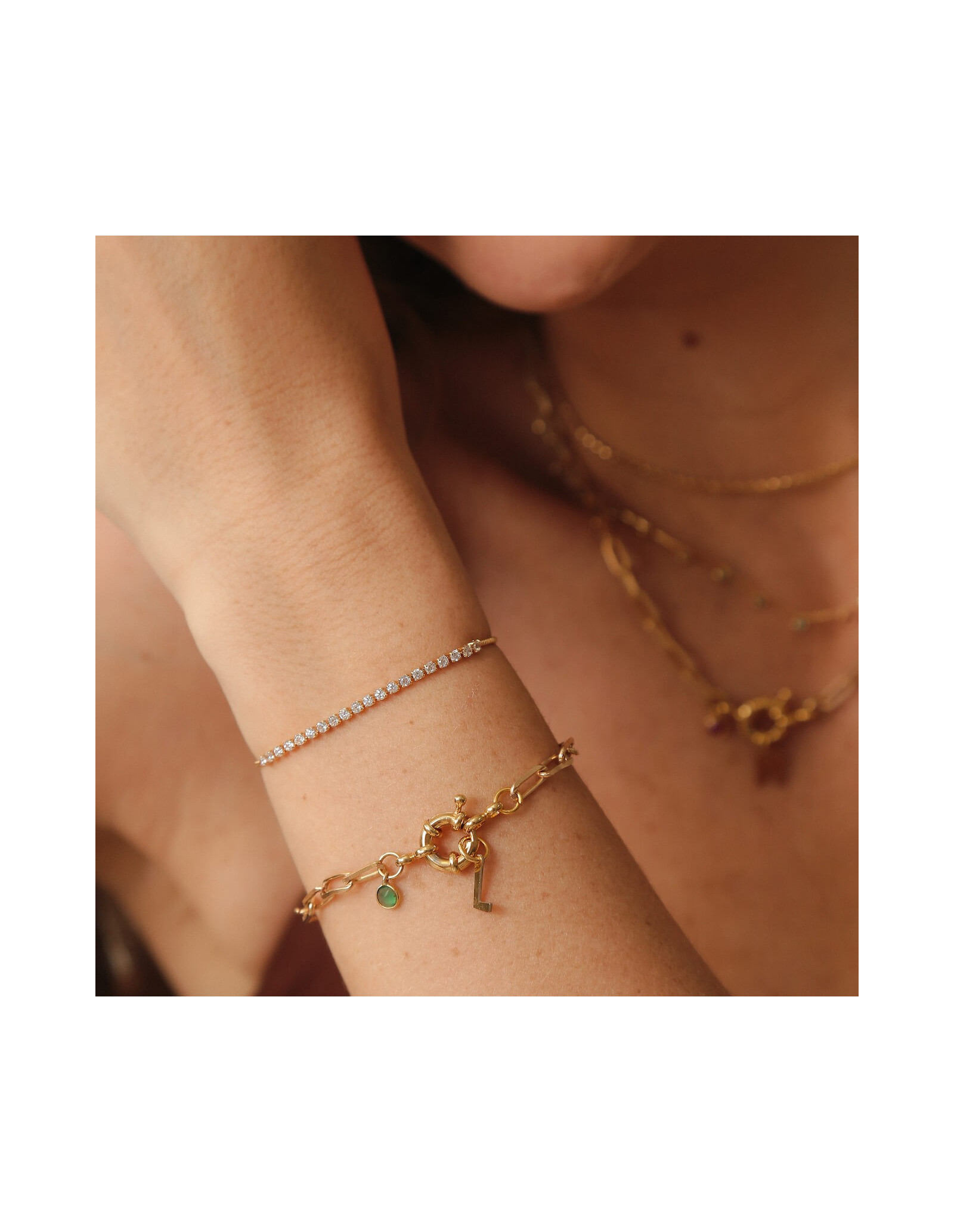 Sailor Initials Bracelet | Personalised Chain Bracelets | Malu Maiese