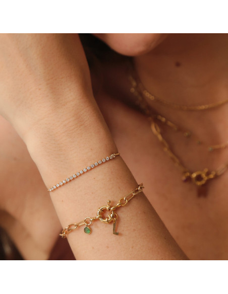 Sailor Initials Bracelet | Personalised Chain Bracelets | Malu Maiese Sailor Initials Bracelet | Personalised Chain Bracelets | Malu Maiese