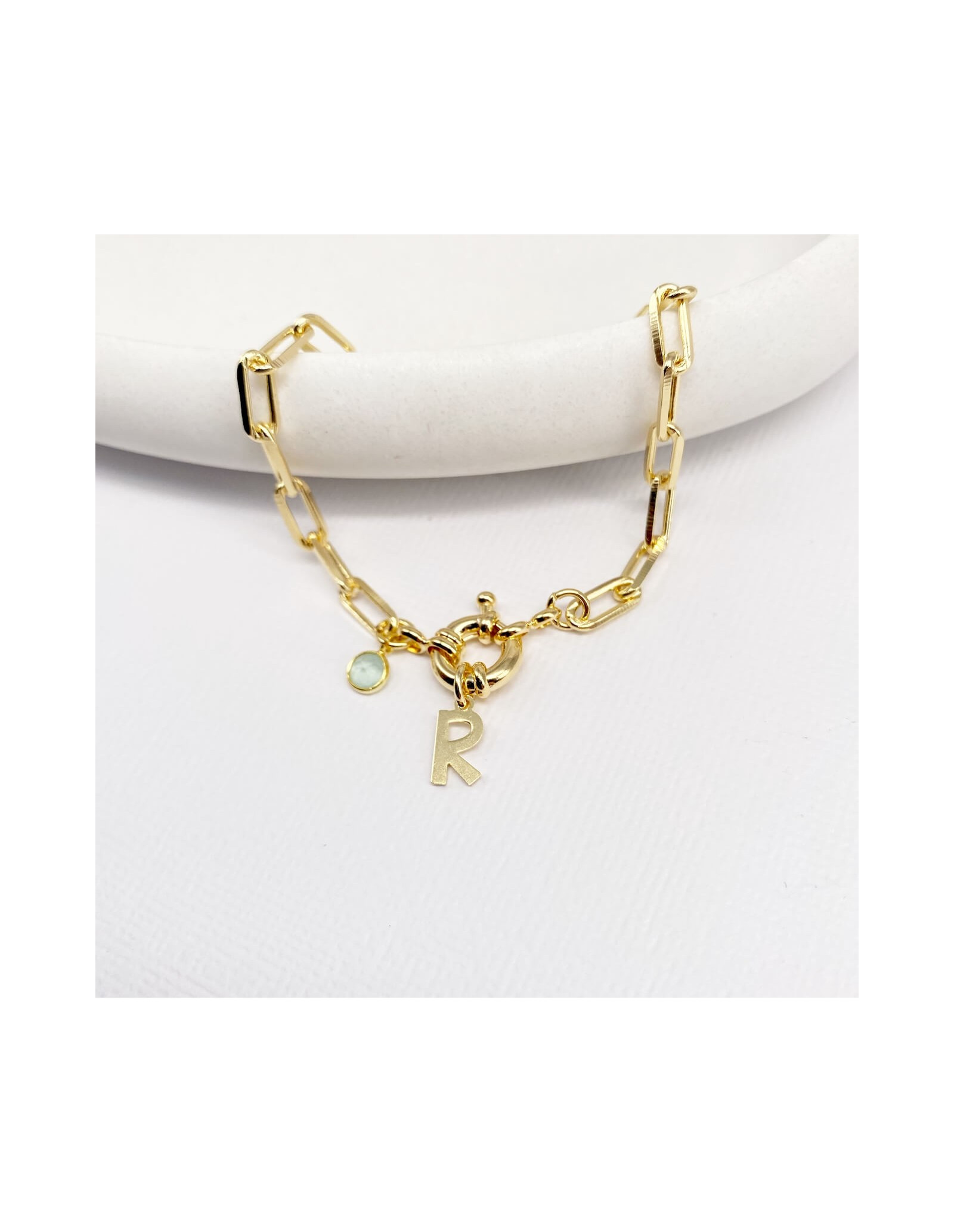 Sailor Initials Bracelet | Personalised Chain Bracelets | Malu Maiese