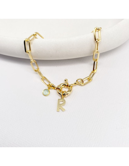 Sailor Initials Bracelet | Personalised Chain Bracelets | Malu Maiese Sailor Initials Bracelet | Personalised Chain Bracelets | Malu Maiese