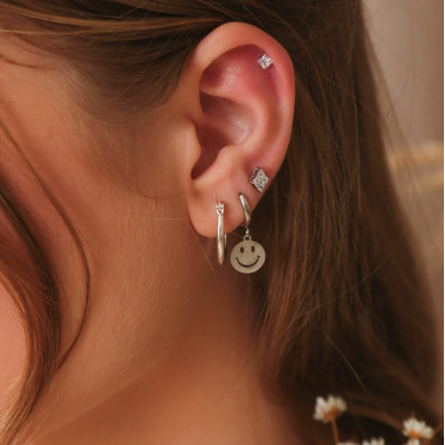 Isa Piercing | Stainless Steel Piercing with Cz | Malu Maiese 2