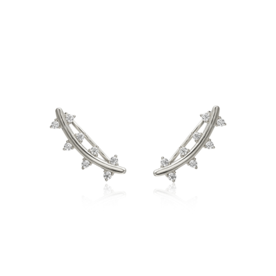 Lili Sterling Silver Ear Climbers | Malu Maiese