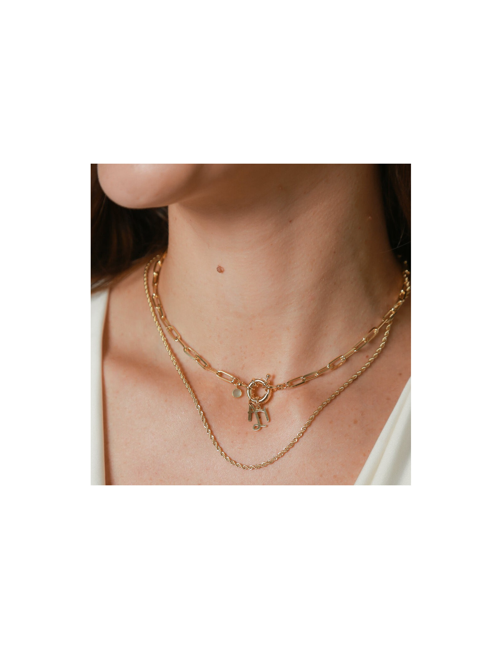 Initial & Zodiac Sailor Necklace | Personalised Necklace | Malu Maiese