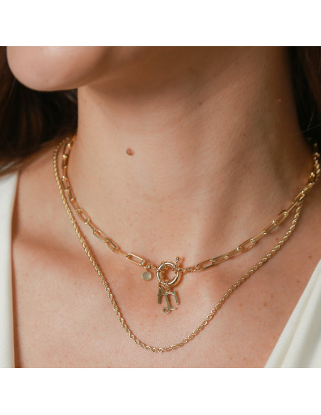 Initial & Zodiac Sailor Necklace | Personalised Necklace | Malu Maiese Initial & Zodiac Sailor Necklace | Personalised Necklace | Malu Maiese