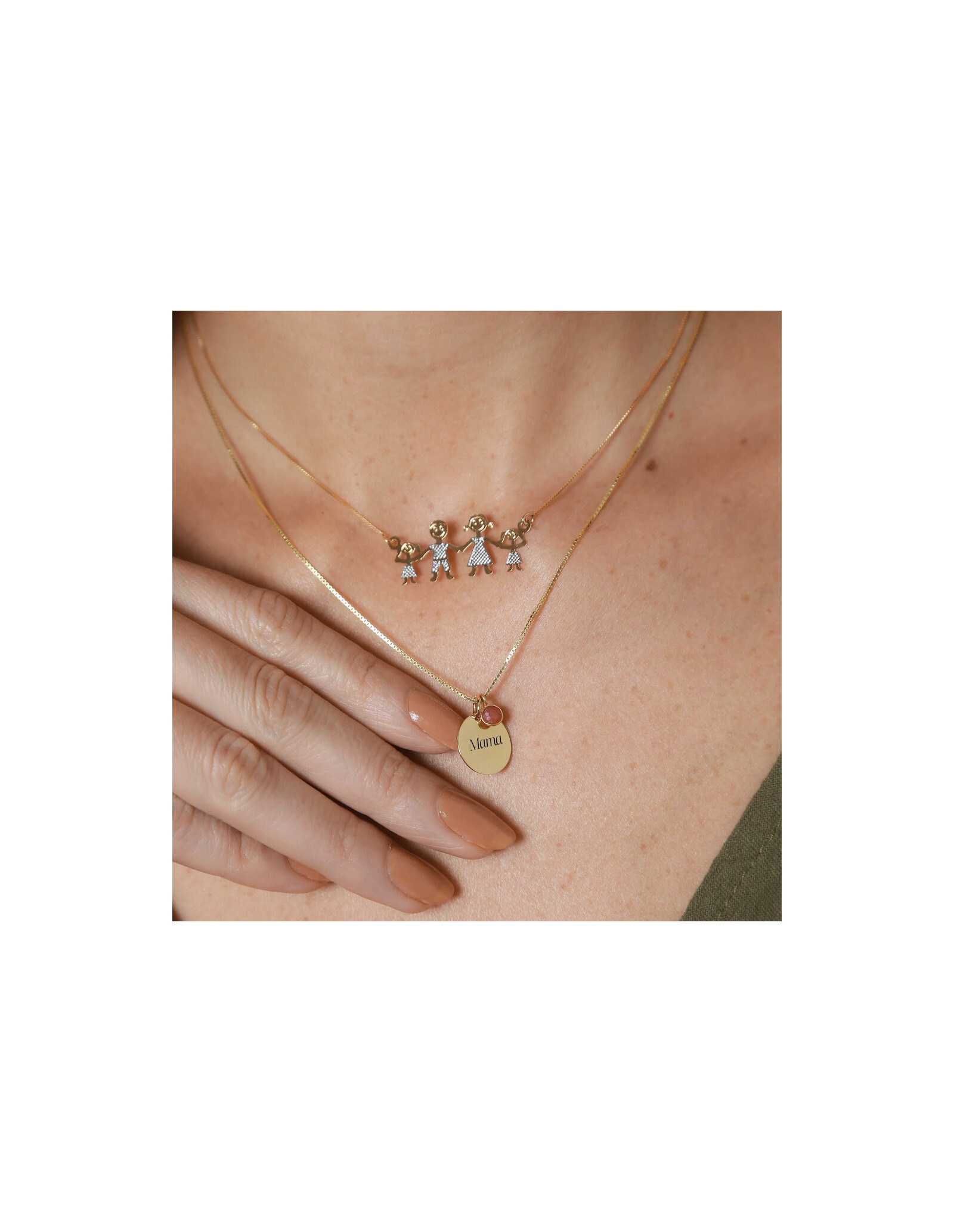 Colar Plaque Mama | Colares Personalizados para a mãe | Malu Maiese