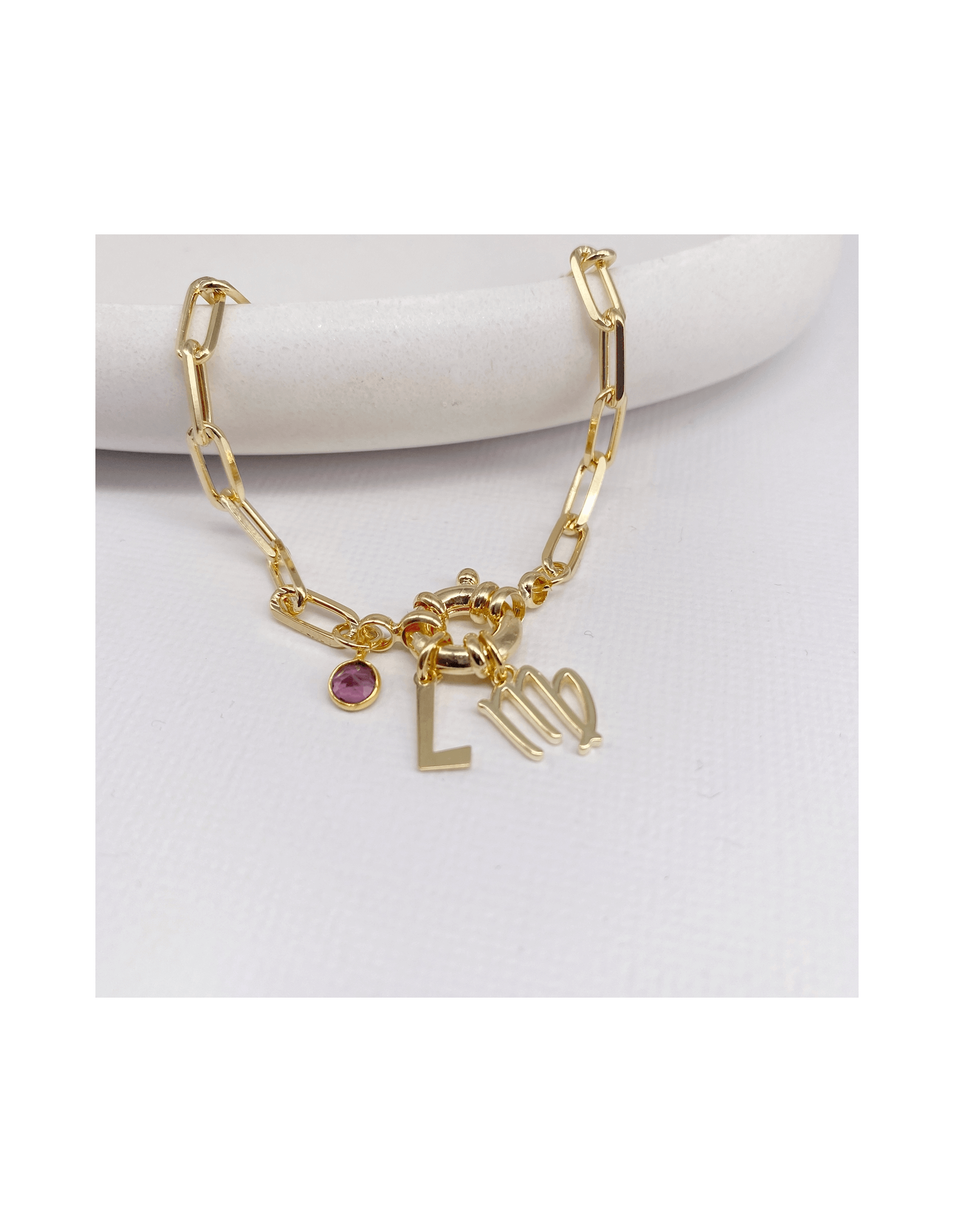 Sailor Initial & Zodiac Bracelet | Personalised Gifts | Malu Maiese