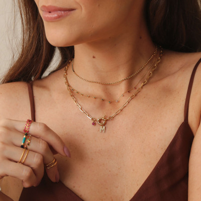 Dotty Choker Necklace | Choker minimalist | Malu Maiese 2