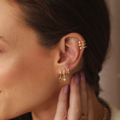 Aros Mini Estrella | Pendientes con charms | Malu Maiese 2