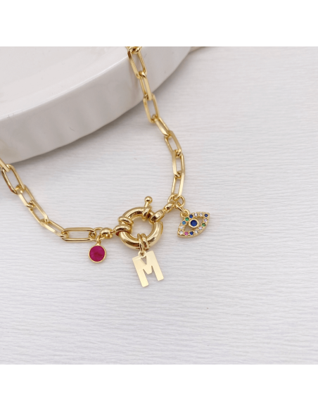 Initial & You Sailor Necklace | Personalised Necklace | Malu Maiese Initial & You Sailor Necklace | Personalised Necklace | Malu Maiese