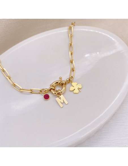Initial & You Sailor Necklace | Personalised Necklace | Malu Maiese Initial & You Sailor Necklace | Personalised Necklace | Malu Maiese
