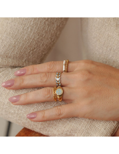Slim Colour Ring | Colourful Resin Rings | Malu Maiese
