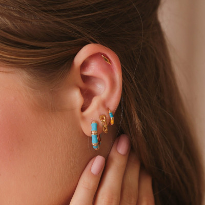 Lightning Piercing Earring | Stainless Steel Piercing | Malu Maiese 2